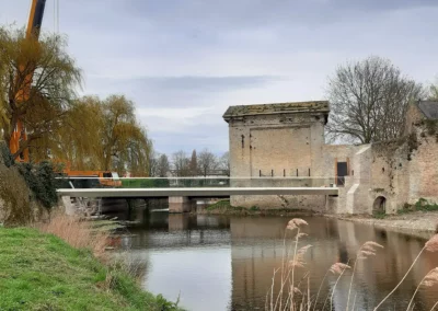 Passerelle piéton, Bergues