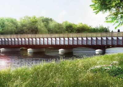 Passerelle, Barberey